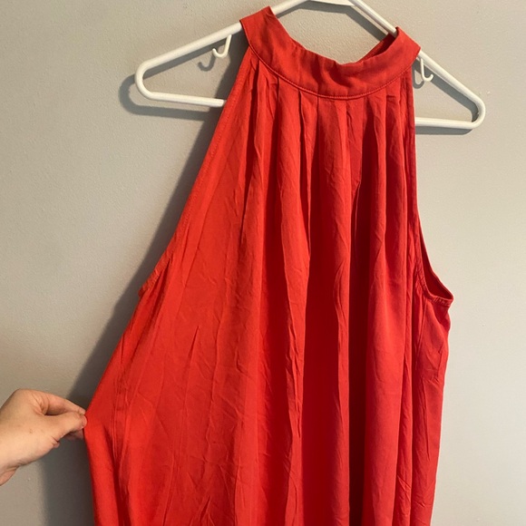 Kirundo Rough Hem Dark Pink Sleeveless Tunic - Picture 3 of 8